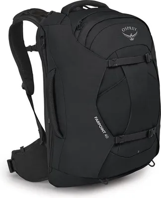 Produktbild von Reise-Rucksack 40L für Männer - Ideal für Reisen - Schwarz Polyester