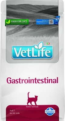 Produktbild von Farmina Pet Food Vet Life Gastrointestinal, Adult, jede Rasse, 2 kg, Getreidefrei, Antioxidantien enthalten