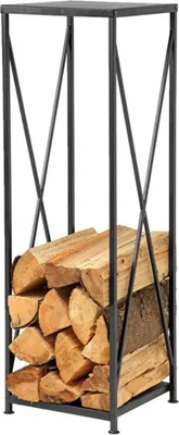 Produktbild von Kaminholzständer Metall, Brennholzständer, Holzkorb, Brennholzkorb
