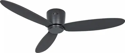 Zdjęcie produktu dla Energooszczędny wentylator sufitowy z pilotem Eco Plano II 132 cm bazaltowo-szary