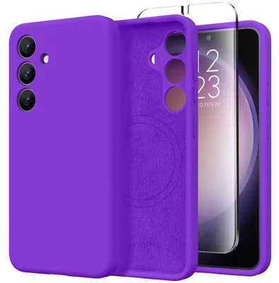 Productafbeelding van Solidchoice - Samsung Galaxy S24 Plus Hoes met Silicone en Schermbeschermer