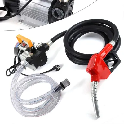 Produktbild von 550W Pompa oleju opałowego Pompa oleju napędowego samozasysająca Pompa oleju Pistolet automatyczny 60L/min Pompa beczkowa Pompa paliwa Stacja benzynowa Licznik