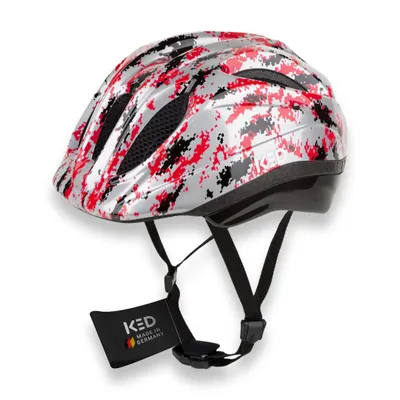 Produktbild von KED Meggy II K-Star Fahrrad Kinderhelm inkl. LED Licht, Belüftungssystem, Insektenschutz & Quicksafe Verstellsystem Farbe: Piel Pink Größe: 52-58 (M)