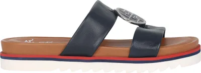 Produktbild von Ara Damen Pantoletten Alicante aus Nappaleder mit Zierbrosche und Fußbett, sportliche Optik