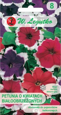 Zdjęcie produktu dla Petunia mieszanka nasion ogrodowych 0,01g - W.Legutko