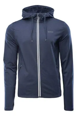 Immagine prodotto di Hi-Tec - Felpa con cappuccio "Tolin" con cerniera integrale da uomo PP13931 (S) (blu navy scuro)