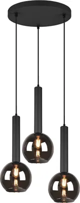 Obrázek produktu pro Lustr CLAYTON černý Trio 310390332