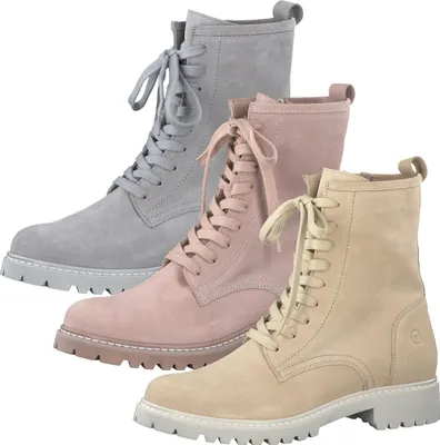Produktbild von Tamaris Damen Schnürboots Stiefeletten Leder 1-25202-26, Größe:39 EU, Farbe:Rosa