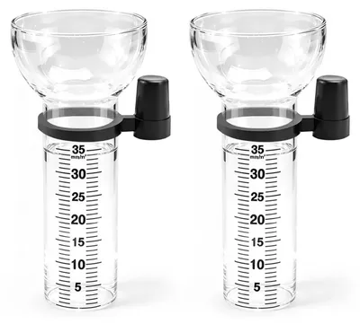 Productafbeelding van Set van 2 Vorstbestendige Regenmeters met Houder