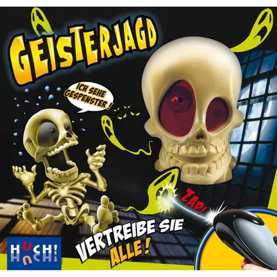 Image de HUCH Chasse aux fantômes Jeux de société à partir de 6 ans Pourrez-vous vous amuser avec le fantôme qui s'enfuit Amis