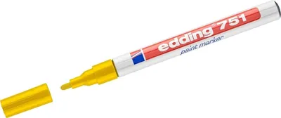 Obrázok produktu pre Lesklý popisovač 751 1-2 mm žltý Balenie 10 ks
