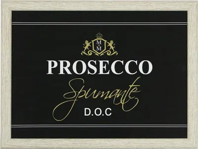 Image de Coussin pour les genoux Prosecco noir 43x33x9cm