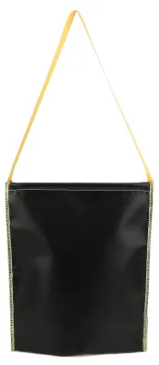 Feuerfeste Holzkohle-Löschtasche, 29 x 32 cm, schwarz