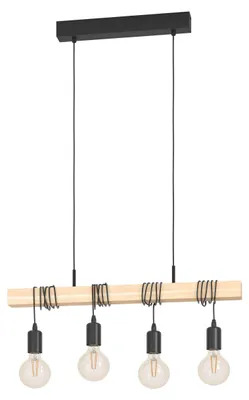 Immagine prodotto di EGLO Lampada a sospensione LED Townshend, lampada a sospensione vintage a 4 luci
