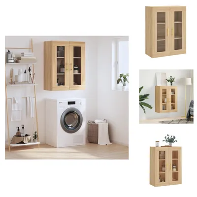Obrázok produktu pre vidaXL Nástenná skrinka Sonoma dub 69,5x34x90 cm - Príborníky