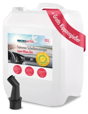 Produktbild von 10 L MICROACTIV® Sommer-Scheibenreiniger – anwendungsfertig