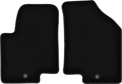 Zdjęcie produktu dla Wielganizator dywaniki welurowe przednie do Kia Soul I crossover (2009-2013) - czarne dywaniki samochodowe BASIC komplet (2 szt.)