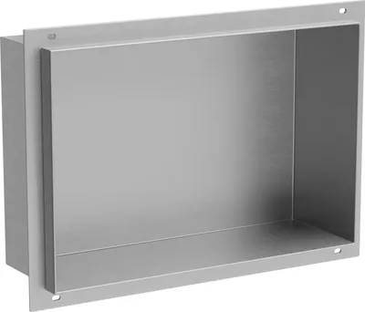 Image de Mexen X-Wall-NR Tablette à encastrer sans cadre 30 x 20 cm, inox - 1911302010