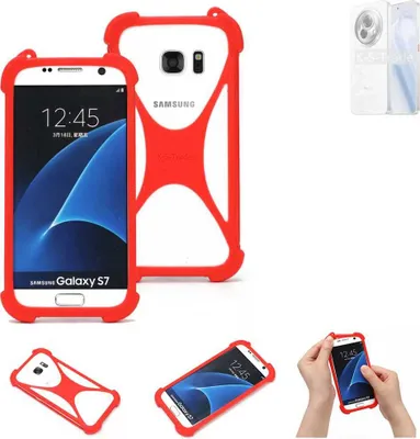 Produktbild von K-S-Trade Handy-Hülle kompatibel mit Meizu Lucky 08 Schutz-Hülle Bumper Silikon Schutz Hülle Cover Case Silikoncase Silikonbumper TPU Softcase