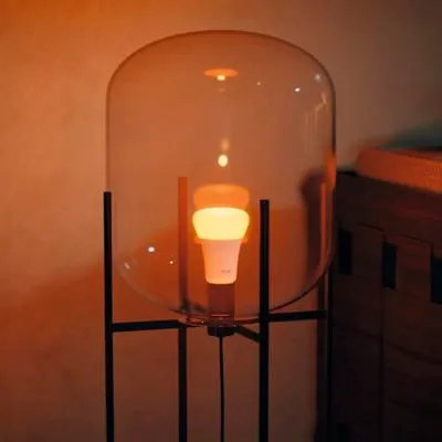 Produktbild von Philips Hue White and Color ambiance A60 – Smarte Lampe E27 – 1100 lm, Intelligentes Leuchtmittel, Bluetooth/Zigbee, Weiß, LED, E27, A19