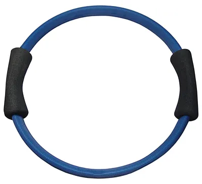Produktbild von Best Sporting Pilates Power Toning-Ring 37cm in blau I Widerstand Mittel I Fitnessring mit Schaumstoffgriffen I Trainiert besonders die Brust-, Arm-, Bein- und Bauchmuskeln I Inkl. Übungsanleitung