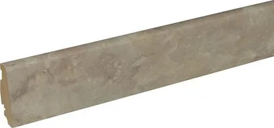 Produktbild von SKANDOR Sockelleiste MDF FU60L foliert Buntschiefer 2400 x 58 x 19 mm