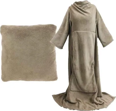 Produktbild von Unique Living - Plaid Snuggle Taupe 150x200