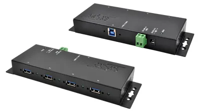 Produktbild von Exsys EX-1183HMVS-2 - USB 3.2 Gen 1 (3.1 Gen 1) Typ-B - USB 3.2 Gen 1 (3.1 Gen 1) Typ-A - 5000 Mbps - Schwarz - Metall - 1,5 m