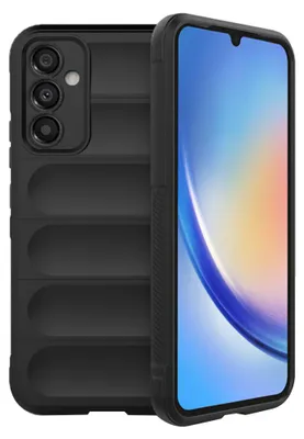 Produktbild von Techsuit Magic Shield Back Cover Hülle für Samsung Galaxy A34 - Schwarz