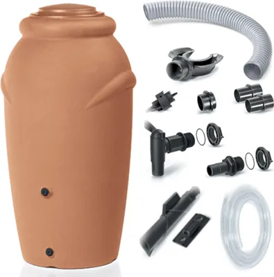 Produktbild von Set Aquacan 210 L Regenwassertank + Anschluss-Set für Regenwassertanks Icanset 1 + Icanset 5