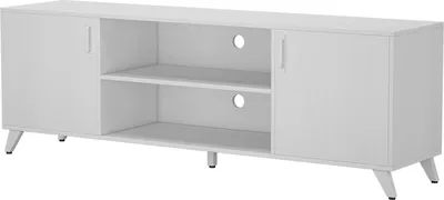 Obrázek produktu pro Nízká deska Vicco Maceio Bílá 160 x 54.5 cm se 2 dveřmi, Model 49997