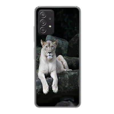 Produktbild von MuchoWow® Handyhülle Schutzhülle Hülle für Samsung Galaxy A53 5G Löwe - Wilde Tiere - Porträt Silikon Softcase Handy Hülle - Schutzabdeckung