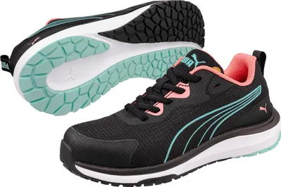 Produktbild von Puma Safety Puma Sicherheitshalbschuh CELERITY Knit Low S1PS 642970 ESD HRO SR Gr. 38 blau/koralle