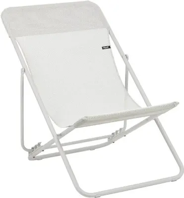 Produktbild von Lafuma Max Transat Liegestuhl, 76x91x62 cm, 140 kg, atmungsaktiv, UV-beständig