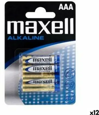 Immagine prodotto di Batterie alcaline maxell 723671 aaa lr03 1,5 v (12 pezzi)
