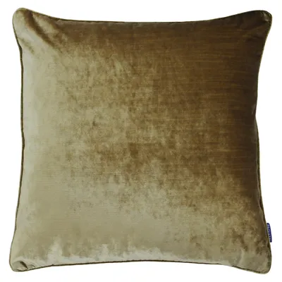 Image de Riva Home Luxe Velours Taie d'oreiller décorative RV1084 (55 x 55cm) (Or)