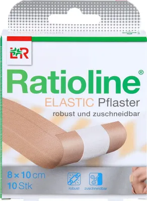 Produktbild von Ratioline elastic Wundschnellverband 8 cmx1 m 1 St