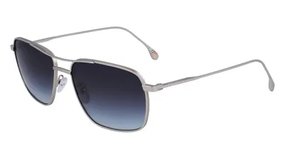 Productafbeelding van PAUL SMITH PSSN07958 FOSTER 001, mat zilver, 58/17/145, heren zonnebril