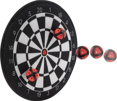Produktbild von RAPPA Klettzielscheibe 29,5 cm 3 Bälle