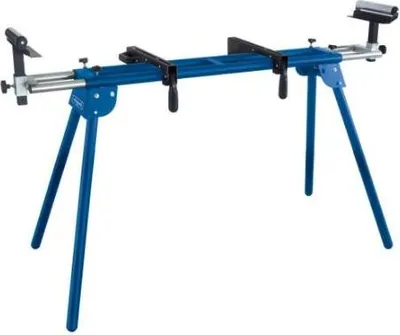 Image de Scheppach support table de travail UMF1600 | table de machine convenant à 95% de toutes les tronçonneuses | hauteur 740mm | rallonge latérale 1,0 - 1,6m | 200kg max.