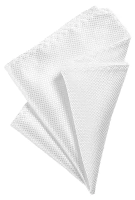 Produktbild von DonDon Herren Einstecktuch 21 x 21 cm für feierliche Anlässe weiß