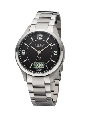 Produktbild von Regent - 32-BA-715 - Solaruhr - Titanuhr - Herrenuhr