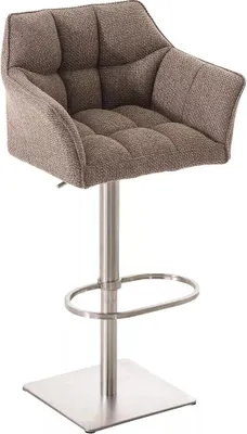Produktbild von In And OutdoorMatch Barhocker Orin - Mit Rücken- und Armlehne - Ergonomisch - 1er Set - In der Höhe verstellbar - Deluxe