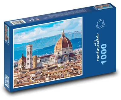 Zdjęcie produktu dla Puzzle 1000 Katedra we Florencji i miasto - martinpuzzle