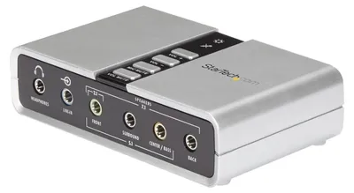 Image de StarTech.com USB Soundbox 7.1 Adapter - externe USB Soundkarte mit SPDIF Didital Audio - USB - 1 x Nombre de sorties de ligne audio