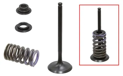 Obrázok produktu pre Kompletná sada nasávacích ventilov pre motocykel Honda CRF 150 F, modelové roky 2006-2017, vyrobená z ocele, rozmer 29,93 x 4,89 x 83,4 mm