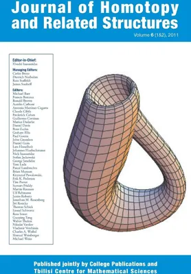 Produktbild von Journal of Homotopy and Related Structures 6(1&2)