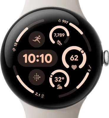 Obrázek produktu pro Google Pixel Watch 3 45mm Wifi Silver Porcelain