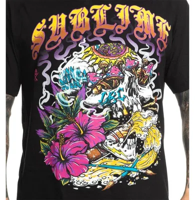 Produktbild von Sullen Clothing X Sublime T-Shirt - Sublime Skull M