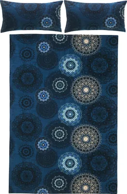 Produktbild von Erwin Müller Bettwäsche dunkelblau 1x 200x220 cm + 2x 40x80 cm